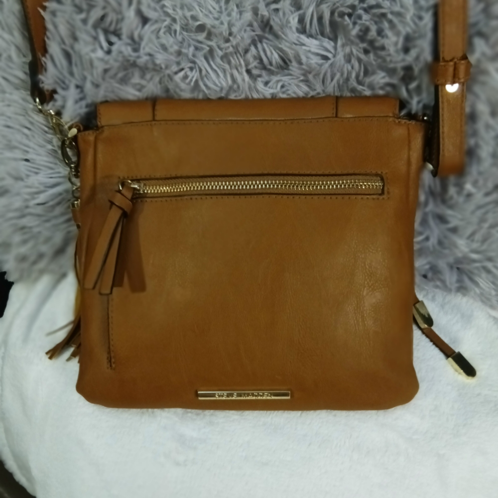 Steve Madden Tan  Crossbody Bag with Adjustable Strap